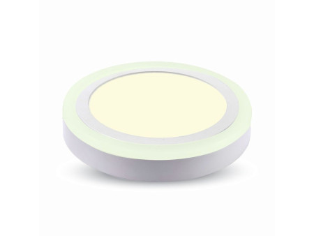 SKU 4890 VT-809RD V-TAC Pannello a Doppio LED 6W+2W 133LM/W Montaggio a Plafone Rotondo 3000K