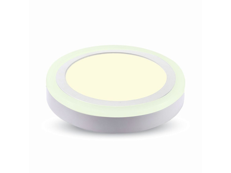 SKU 4891 VT-809RD V-TAC Pannello a Doppio LED 6W+2W 133LM/W Montaggio a Plafone Rotondo 4500K