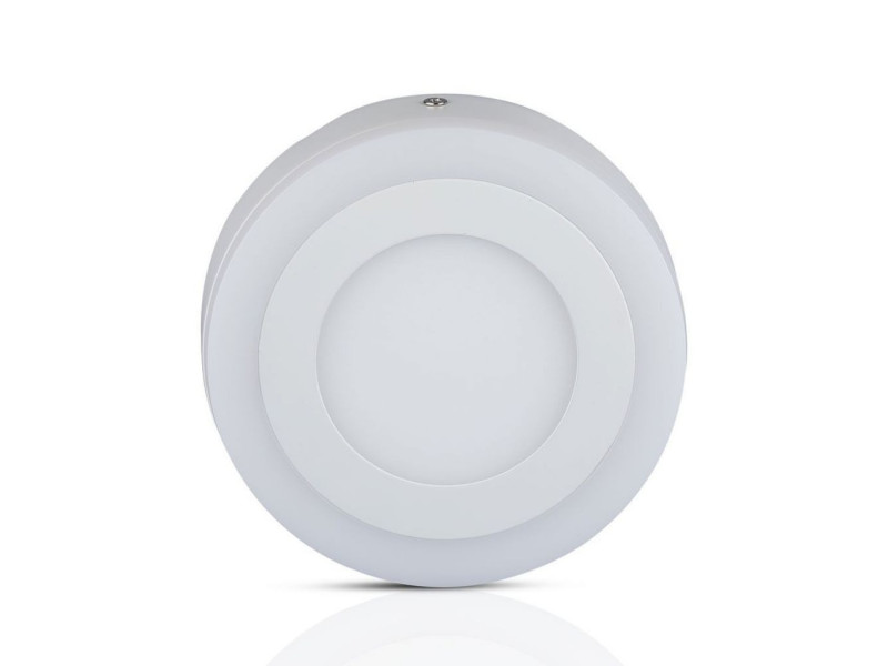 SKU 4893 VT-1509RD V-TAC Pannello a Doppio LED 12W+3W 120LM/W Montaggio a Plafone Rotondo 3000K