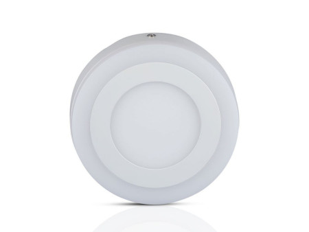 SKU 4895 VT-1509RD V-TAC Pannello a Doppio LED 12W+3W Montaggio a Plafone Rotondo 6000K