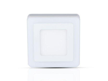 SKU 4926 VT-1509SQ V-TAC Pannello a Doppio LED 12W+3W Montaggio a Plafone Quadrato 4500K