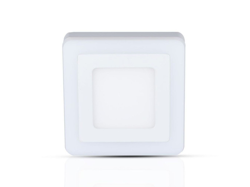 SKU 4926 VT-1509SQ V-TAC Pannello a Doppio LED 12W+3W Montaggio a Plafone Quadrato 4500K