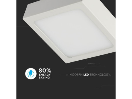 SKU 4907 VT-605SQ V-TAC Pannello LED 6W Montaggio a Plafone Quadrato 3000K