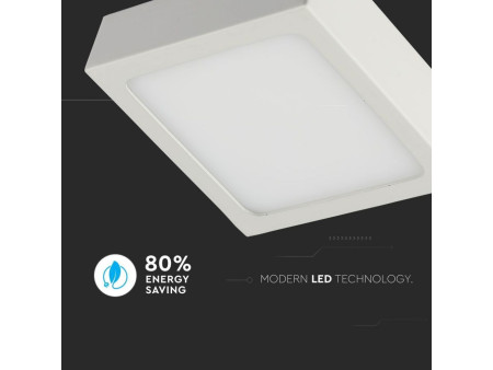 SKU 4921 VT-1805SQ V-TAC Pannello LED 18W Montaggio a Plafone Quadrato 6400K