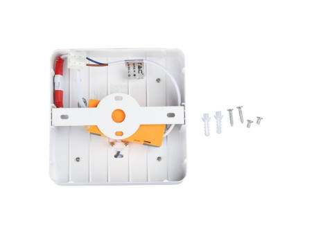 SKU 4922 VT-809 V-TAC Pannello a Doppio LED 6W+2W 100LM/W Montaggio a Plafone Quadrato 3000K