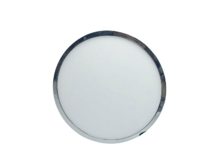 SKU 6366 VT-1205CH V-TAC Pannello LED 12W Montaggio a Plafone Rotondo Colore Cromato 6400K