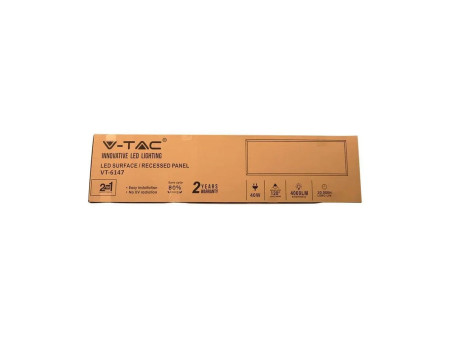 SKU 6625 VT-6147 V-TAC Pannello LED da Plafone 40W 100LM/W 1200x300mm 4000K