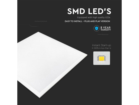 SKU 20419 VT-629-1 V-TAC PRO Pannello LED Chip Samsung 29W 120LM/W Incasso Driver Integrato 600x600mm 4000K