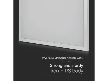 SKU 216381 VT-6139 V-TAC PRO Pannello LED Chip Samsung 36W 110LM/W Incasso/Plafone Driver Integrato 600x600mm 6500K