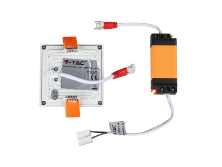 SKU 4798 VT-2222SQ V-TAC Mini Pannello LED 22W 100LM/W Quadrato da Incasso 6400K