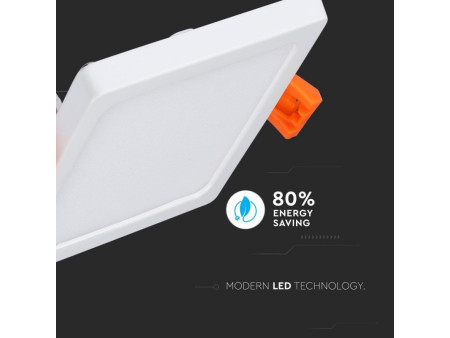 SKU 4949 VT-2222SQ V-TAC Mini Pannello LED 22W 100LM/W Quadrato da Incasso 3000K