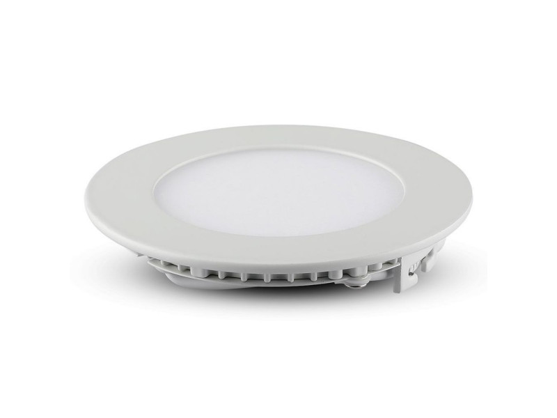 SKU 4857 VT-1207 V-TAC Mini Pannello LED 12W Rotondo da Incasso 3000K