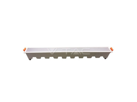 SKU 6408 VT-30001 V-TAC Mini Pannello LED 30W Lineare da Incasso 430x45x65mm Bianco 4000K