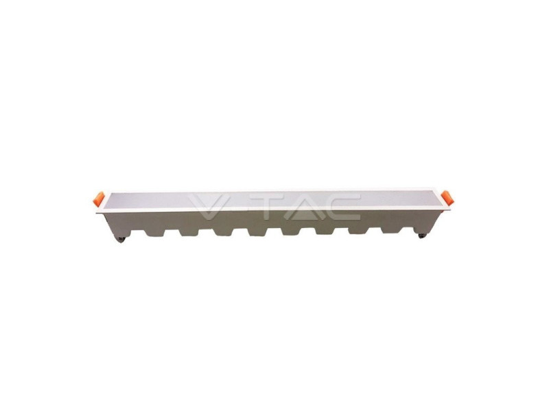SKU 6408 VT-30001 V-TAC Mini Pannello LED 30W Lineare da Incasso 430x45x65mm Bianco 4000K