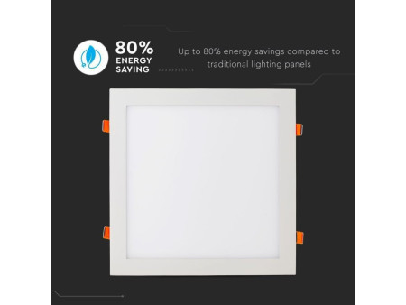 SKU 6430 VT-3107SQ V-TAC Mini Pannello LED 36W Quadrato da Incasso 4000K
