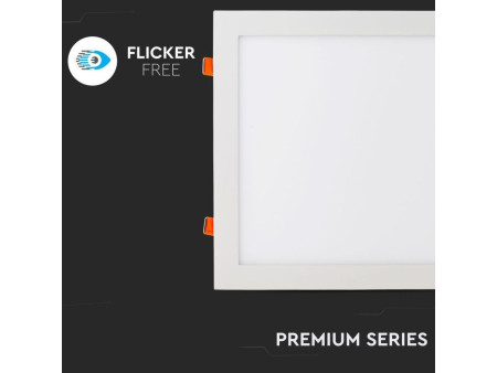 SKU 6430 VT-3107SQ V-TAC Mini Pannello LED 36W Quadrato da Incasso 4000K