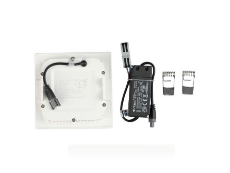 SKU 705 VT-606SQ V-TAC PRO Mini Pannello LED Chip Samsung 6W Quadrato da Incasso 6400K