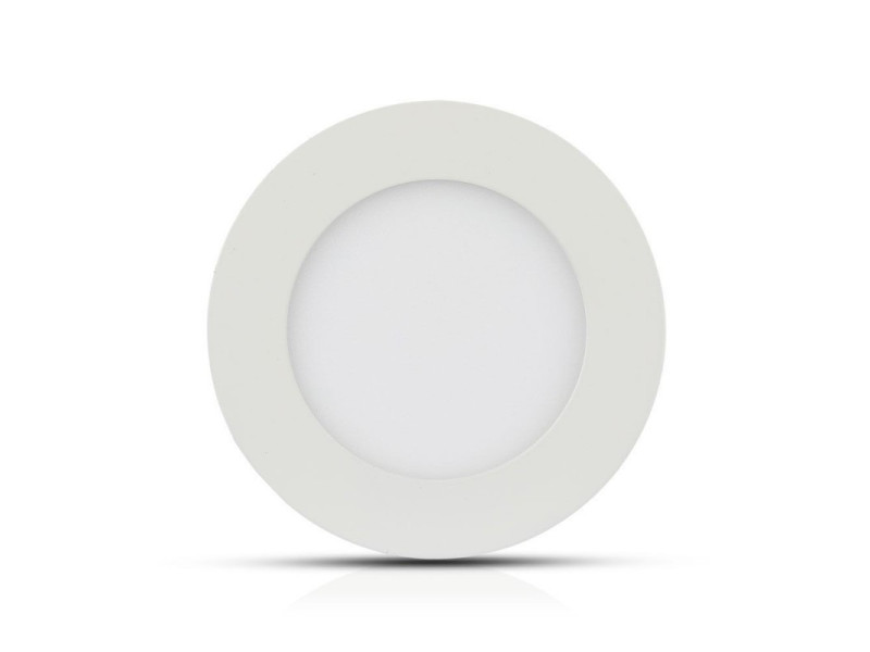 SKU 712 VT-612RD V-TAC PRO Mini Pannello LED Chip Samsung 12W Rotondo da Incasso 3000K