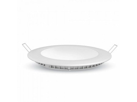 SKU 712 VT-612RD V-TAC PRO Mini Pannello LED Chip Samsung 12W Rotondo da Incasso 3000K