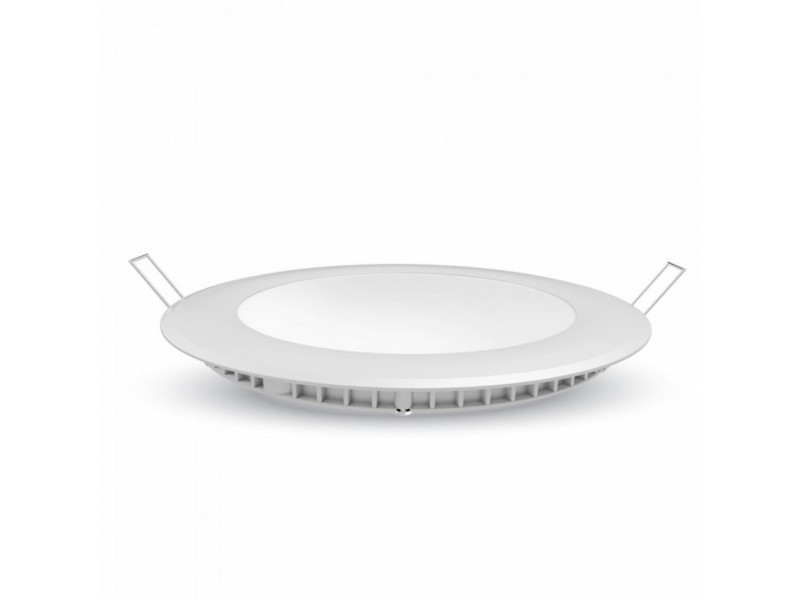 SKU 713 VT-612RD V-TAC PRO Mini Pannello LED Chip Samsung 12W Rotondo da Incasso 4000K