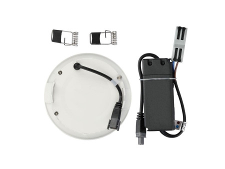 SKU 714 VT-612RD V-TAC PRO Mini Pannello LED Chip Samsung 12W Rotondo da Incasso 6400K