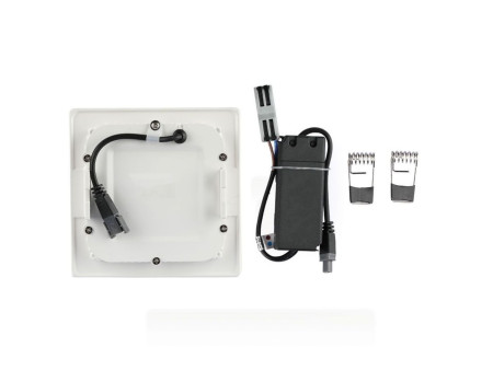 SKU 715 VT-618SQ V-TAC PRO Mini Pannello LED Chip Samsung 18W Quadrato da Incasso 3000K
