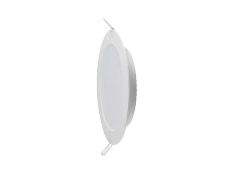 SKU 78621 VT-61012 V-TAC PRO Mini Pannello LED Chip Samsung 12W Rotondo da Incasso (Foro 150-155mm) Bianco 4000K