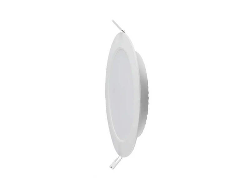 SKU 78616 VT-61012CCT V-TAC PRO Mini Pannello LED Chip CREE 12W Rotondo da Incasso (Foro 145-150mm) Bianco CCT