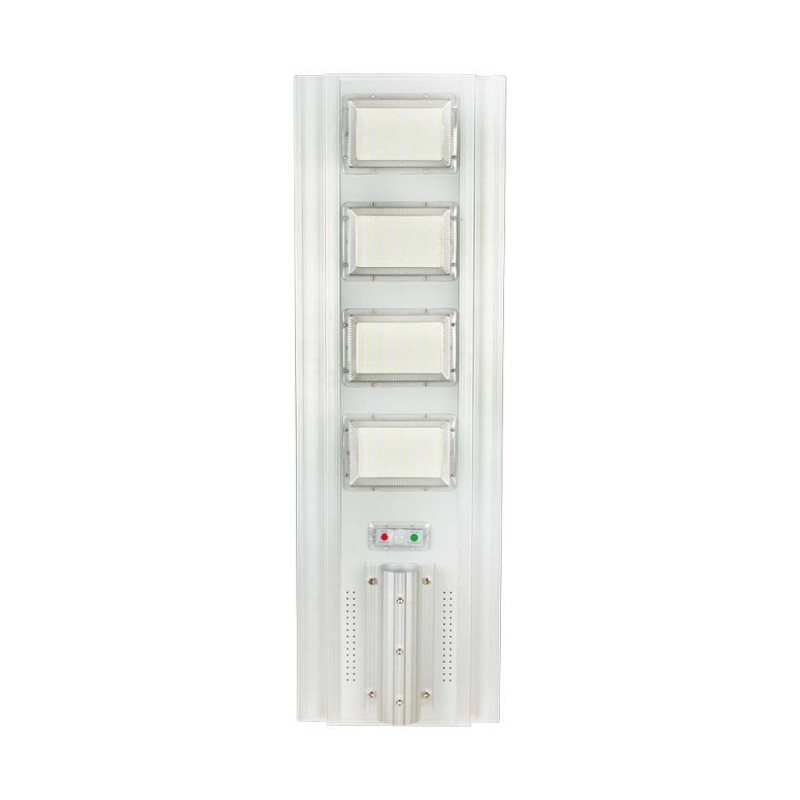SKU 6760 VT-40401ST V-TAC Armatura Stradale LED SMD 400W Pannello Solare Da 50W e Telecomando, Sensore, Colore Bianco 6400K IP65