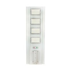 SKU 6759 VT-40401ST V-TAC Armatura Stradale LED SMD 400W Pannello Solare Da 50W e Telecomando, Sensore, Colore Bianco 4000K IP65