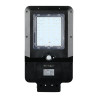ARMATURA STRADALE SOLARE LED 15W 6000K IP65 1600LM NERO