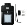ARMATURA STRADALE SOLARE LED 15W 6000K IP65 1600LM NERO