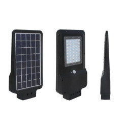 ARMATURA STRADALE SOLARE LED 15W 4000K IP65 1600LM NERO