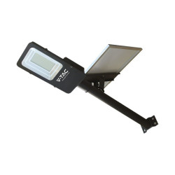SKU 23578 VT-ST201 V-TAC Armatura Stradale con Pannello Solare 50W Hybrid-Series Colore Nero 4000K IP65