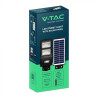 ARMATURA STRADALE LED SOLARE 8W 1000LM 6000K CON RADAR+TELECOMANDO