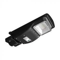 SKU 95532 VT-ST63W V-TAC Armatura Stradale LED 6W Pannello Solare e Telecomando, Sensore Radar e Batteria LiFePO4 6000K IP65