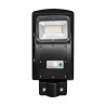 ARMATURA STRADALE LED SOLARE 6W 800LM 6000K CON RADAR+TELECOMANDO
