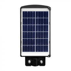 SKU 95532 VT-ST63W V-TAC Armatura Stradale LED 6W Pannello Solare e Telecomando, Sensore Radar e Batteria LiFePO4 6000K IP65