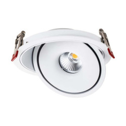 PORTAFARETTO DA SUPERFICIE GU10 QUADRO BIANCO