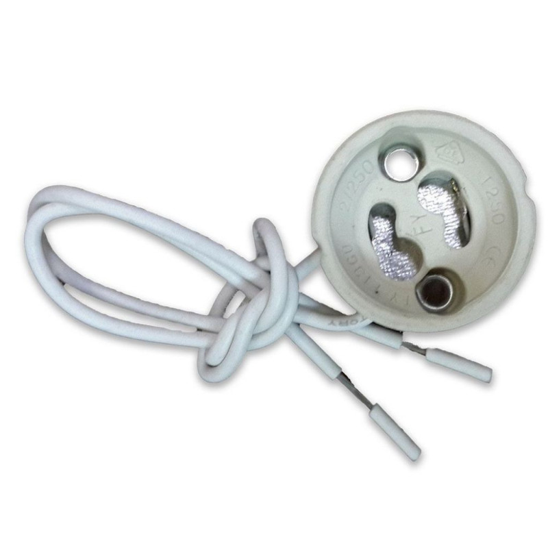 GU10 Lamp Holder With PVC Cable 5pcs