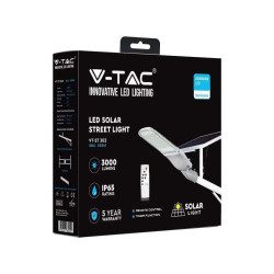 ARMATURA STRADALE LED 50W SOLARE 6000K CORPO BIANCO