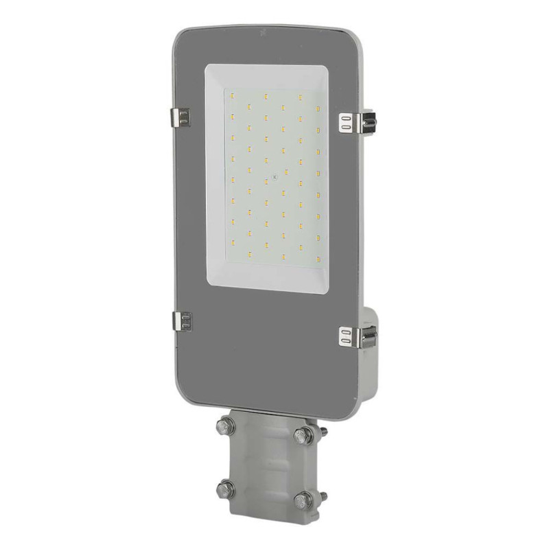 SKU 215271 VT-50ST-N-G V-TAC PRO Armatura Stradale LED Chip Samsung 50W Colore Grigio 4000K IP65
