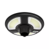 ARMATURA STRADALE LED 7.5W 4000K SOLARE IP65 TONDA PIR SENSOR + TELECOMANDO