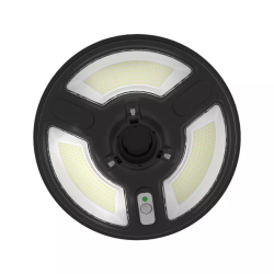 ARMATURA STRADALE LED 10W 4000K SOLARE IP65 TONDA PIR SENSOR + TELECOMANDO
