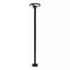 ARMATURA STRADALE LED 10W 6500K SOLARE IP65 TONDA PIR SENSOR + TELECOMANDO