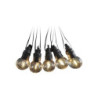 CATENA LUMINOSA LED 20x0.5W 24V RGB+GIALLO 10 METRI IP44