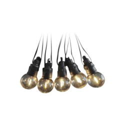 CORDONIERA 5MT CON 10 LAMPADE LED 0.4W 3000K