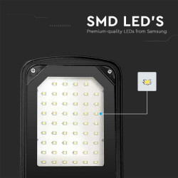 SKU 10206 VT-15035ST  V-TAC Armatura Stradale LED SMD 30W Colore Nero 4000K IP65