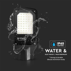 SKU 10207 VT-15035ST  V-TAC Armatura Stradale LED SMD 30W Colore Nero 6500K IP65