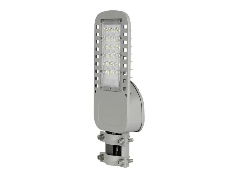 SKU 21957 VT-34ST-N V-TAC PRO Armatura Stradale LED Chip Samsung 30W 135LM/W Colore Grigio 6500K IP65